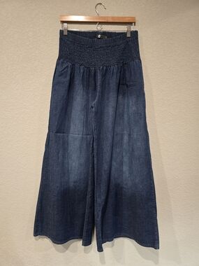 Made in Italy Elastic Waist Denim Pants